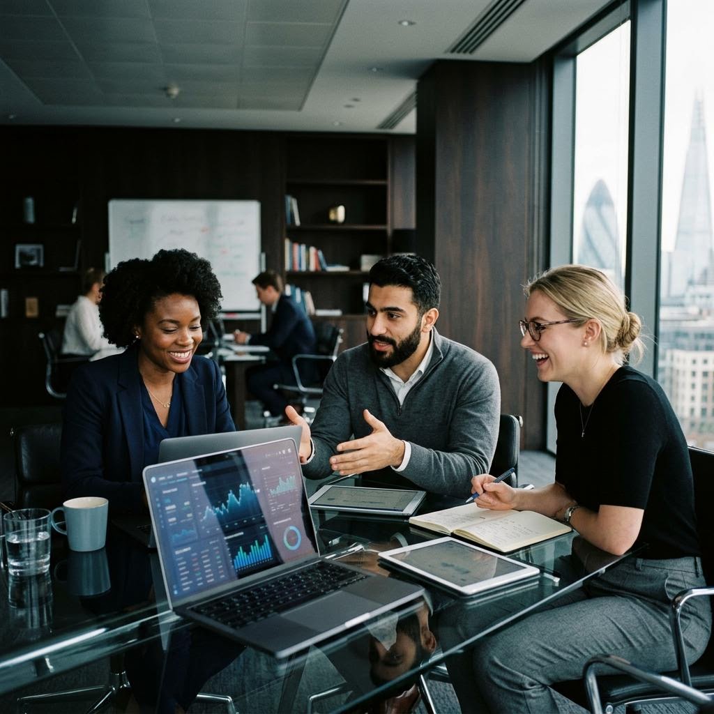 Team di ingegneri quantitativi Frugacella al lavoro